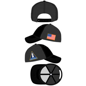Nasa Patch Curve Snapback Adults Cap